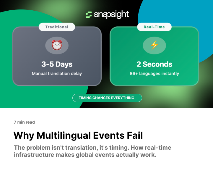 Why Multilingual Events Fail (And How to Fix Them)